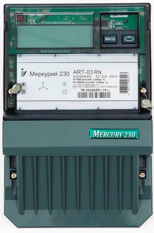 МЕРКУРИЙ МЕРКУРИЙ 230 ART 03 RN Счетчики электроэнергии